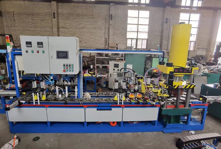 115规格全自动树脂砂轮片成型机 高效生产，日产12000片